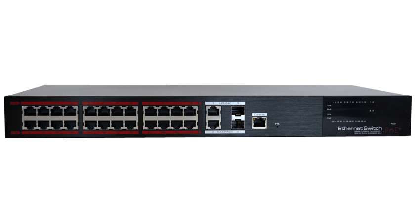 24 Port PoE switch