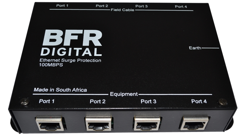 4 Port Ethernet 10/100 Surge Arrester