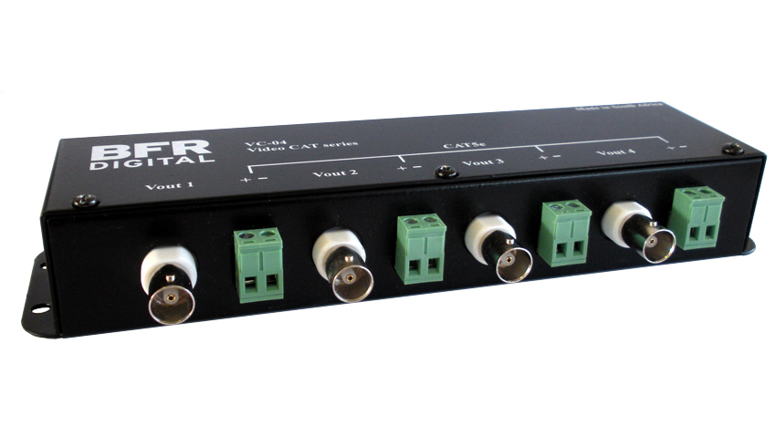 4 Channel Passive CCTV Video Balun